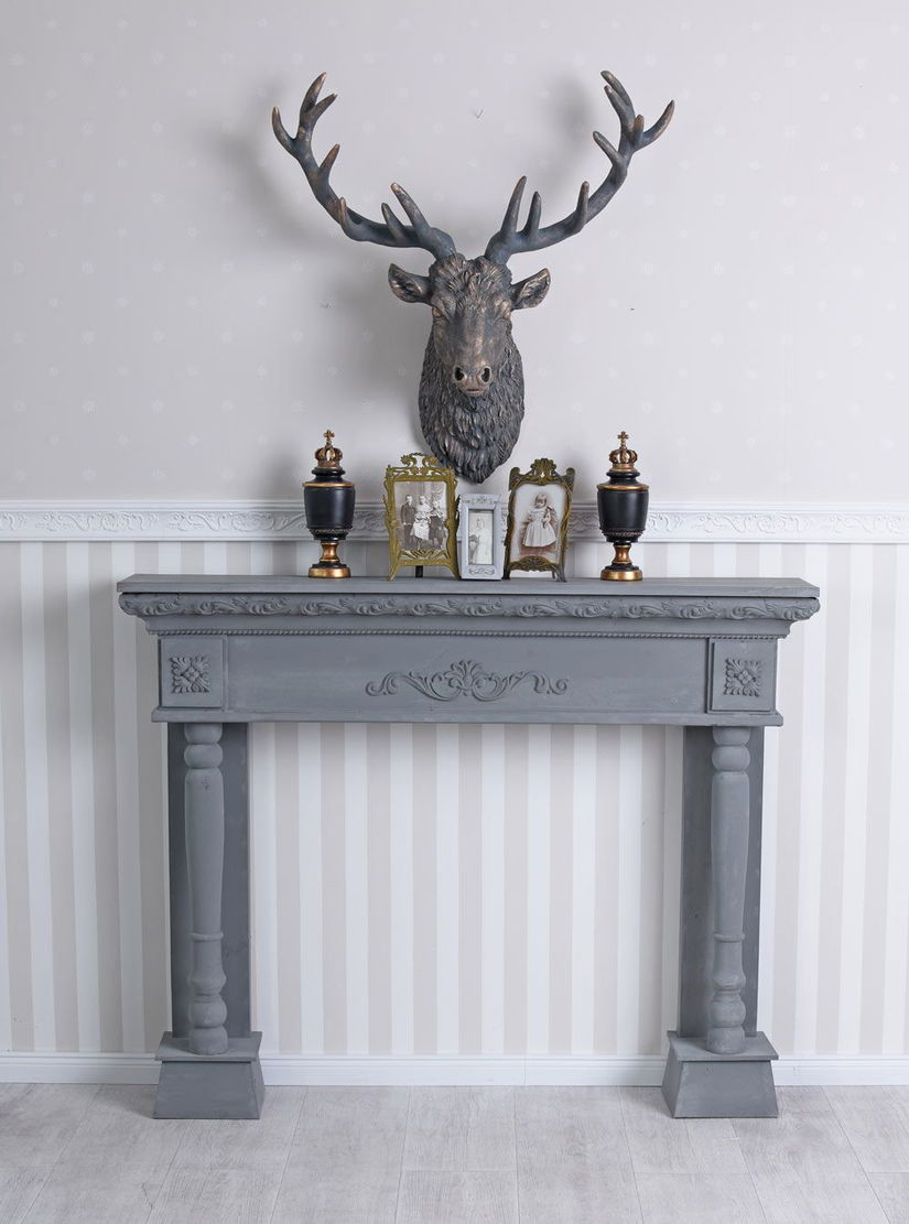 Suport semineu antik grey