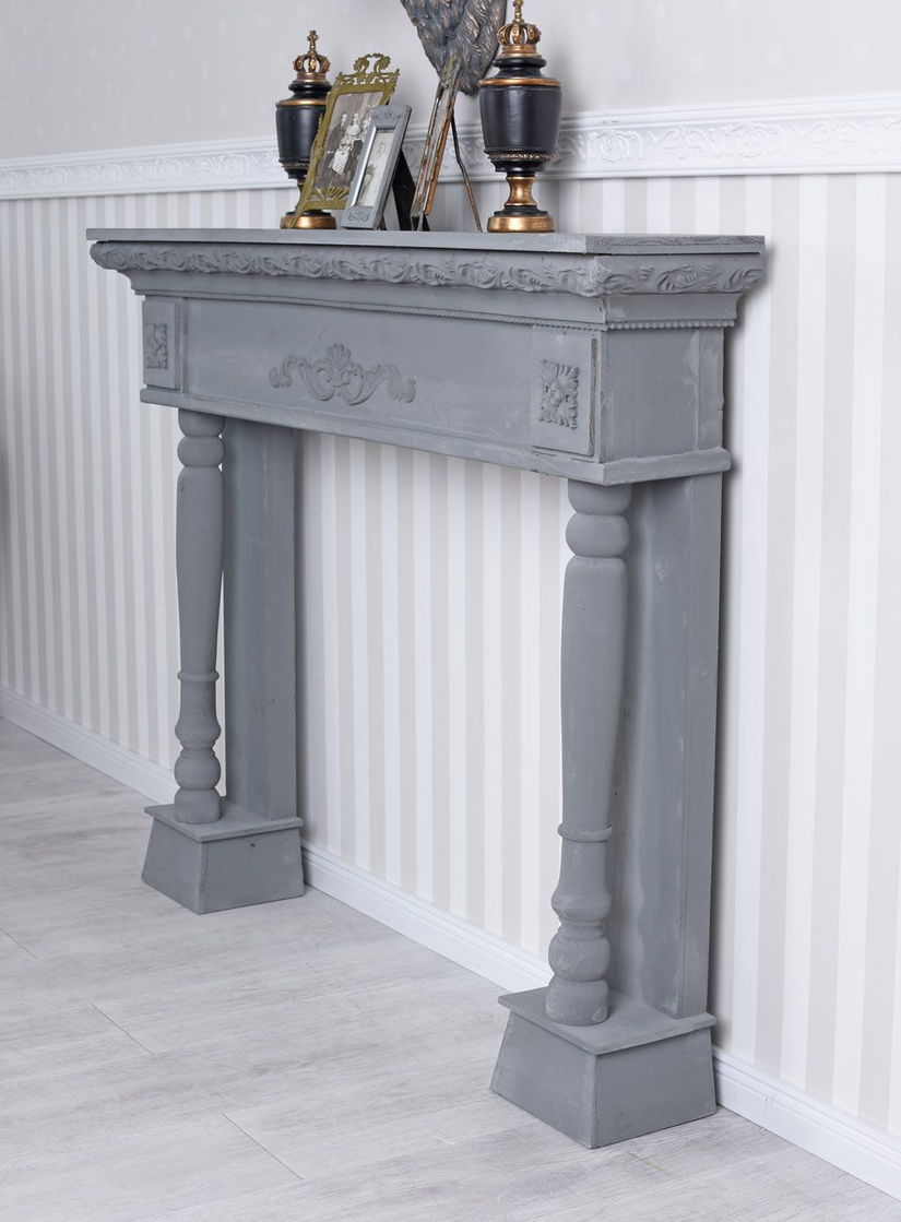 Suport semineu antik grey