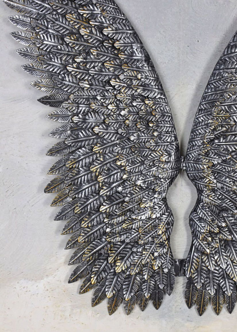 Set doua aripi de inger argintii