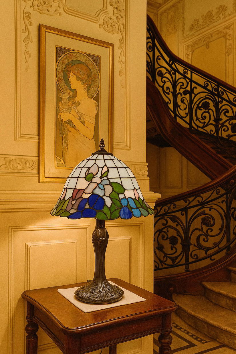 Lampa de masa Tiffany