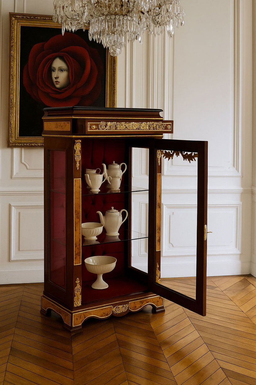 Vitrină baroc Madame Pompadour