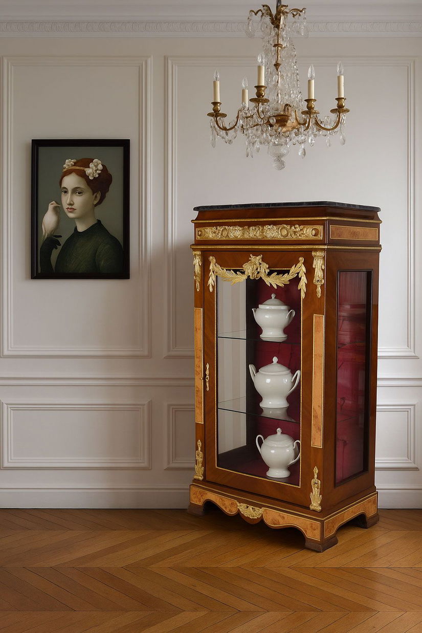 Vitrină baroc Madame Pompadour