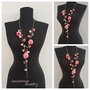 Colier floral lung "Blossom"