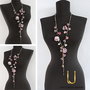 Colier floral lung