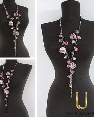 Colier floral lung