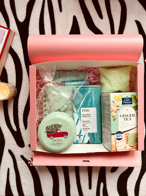 Set cadou Minty cu aromă de mentă
