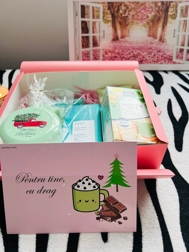 Set cadou Minty cu aromă de mentă