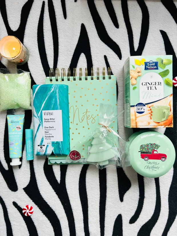 Set cadou Minty cu aromă de mentă
