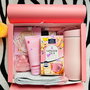 Giftbox GinRosy  set roz de iarnă cu ghimbir și produse cozy