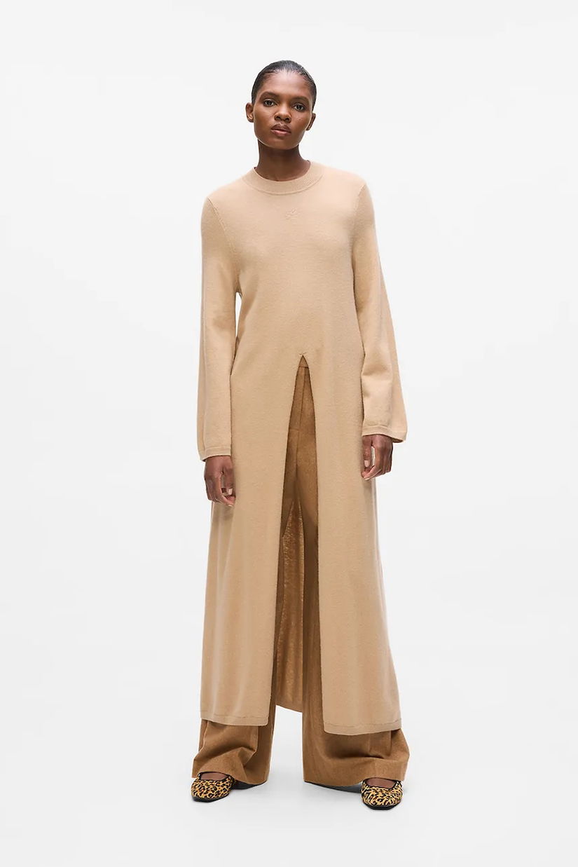 Karl Lagerfeld pulover de lână culoarea bej, A4W18048