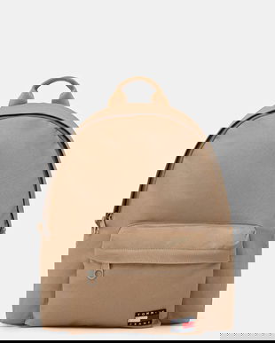 Tommy Jeans rucsac culoarea verde, mare, neted, AM0AM13726