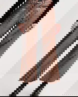 United Colors of Benetton jeans culoarea auriu, 48UHDE02M