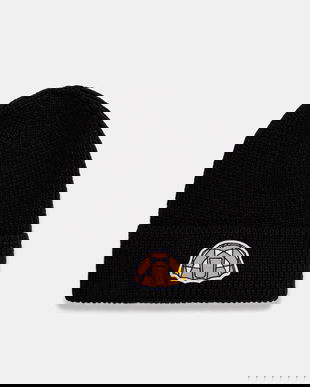 The North Face căciulă TNF Logo Box culoarea negru, NF0A8CHEFOX1