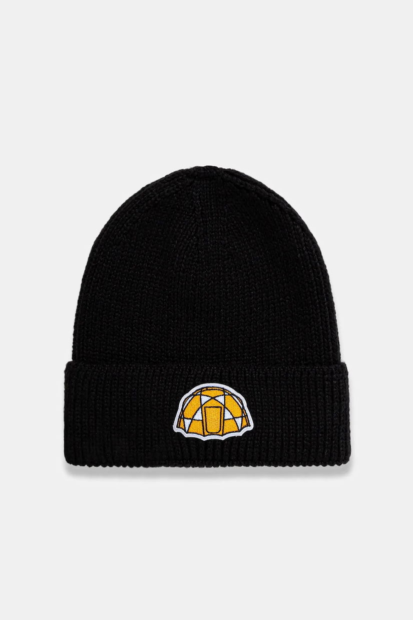 The North Face căciulă TNF Logo Box culoarea negru, NF0A8CHEFOX1