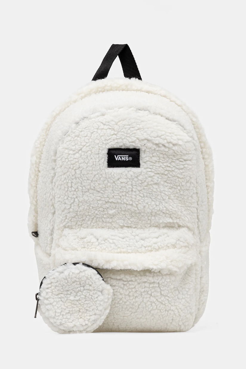 Vans rucsac culoarea bej, mic, uni, VN000Q9AFS81