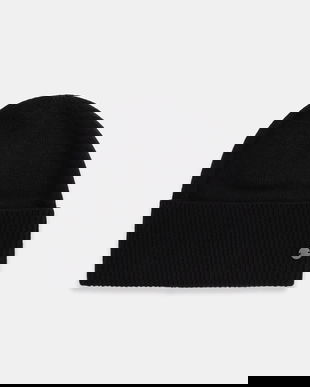 Sisley pălărie din amestec de lână culoarea negru, 1UVLSA00D