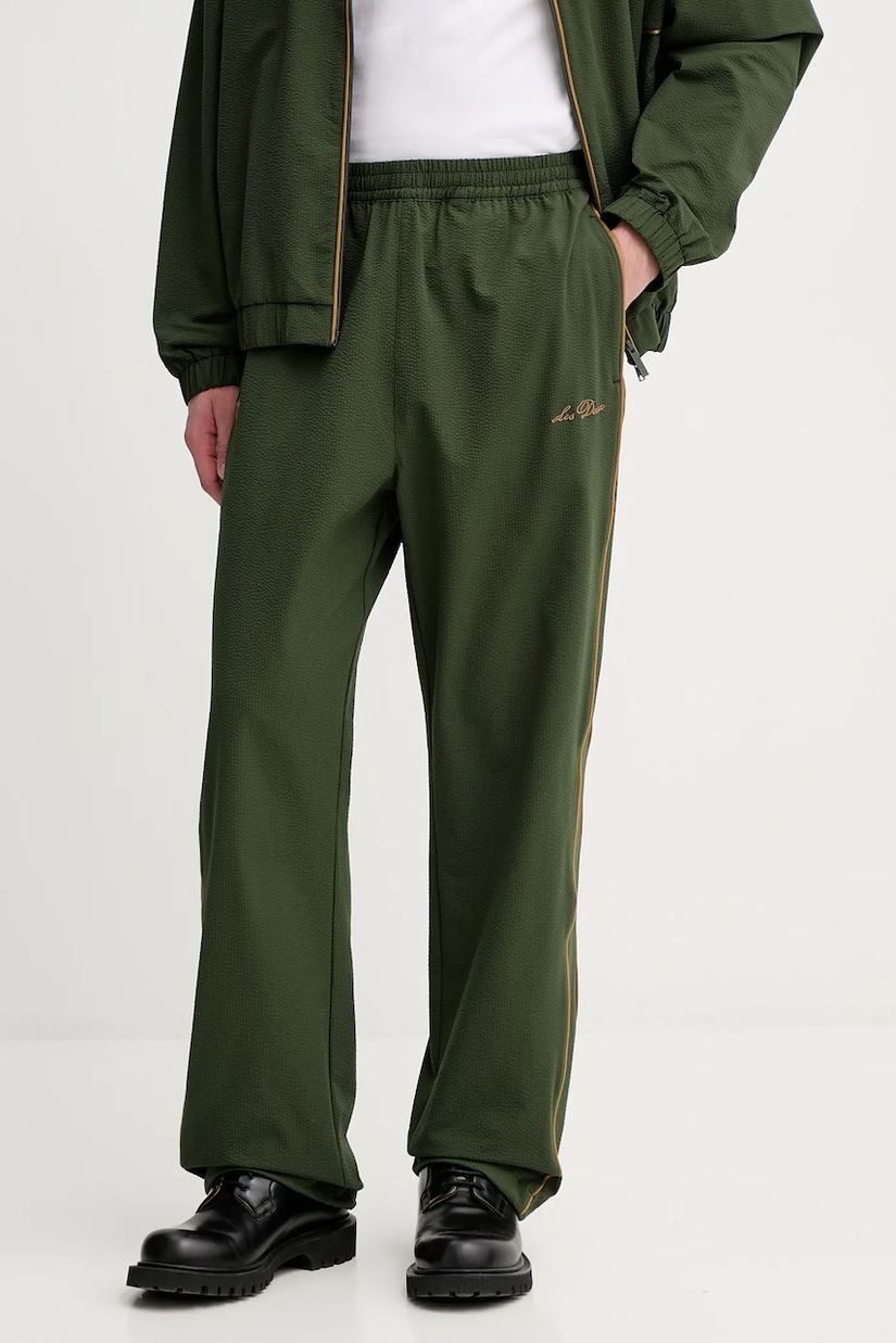 Les Deux pantaloni de trening culoarea verde, cu imprimeu, 1000964