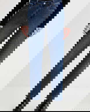 Joseph Ribkoff jeans culoarea bleumarin, 251966F25