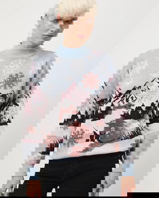 Medicine pulover light, cu turtleneck