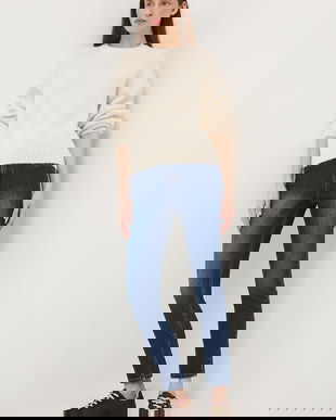 Medicine jeansi culoarea albastru marin