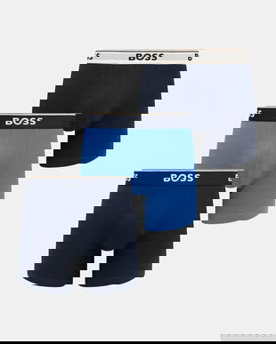 BOSS boxeri 3-pack culoare albastră 50554694