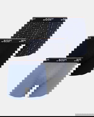 BOSS boxeri 3-pack culoare albastră 50554438