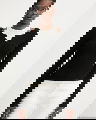 Miss Sixty pulover din amestec de lână culoarea negru, light, 6S3RJ33800