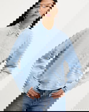 Marc O'Polo cămașă din velur cu guler clasic, relaxed, 5000007448