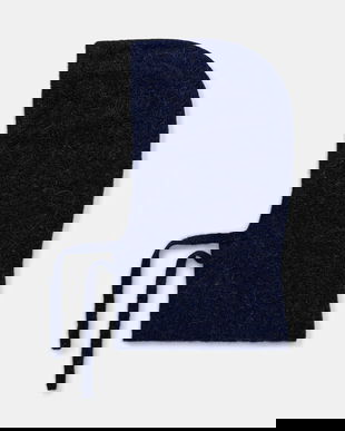 Sessun cagulă umplută cu lână culoarea bleumarin, 25115011