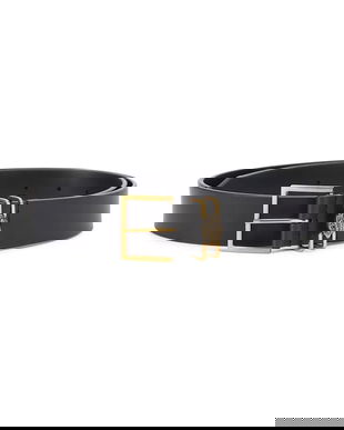 Kurt Geiger London curea de piele Shoreditch culoarea negru, 5412400109