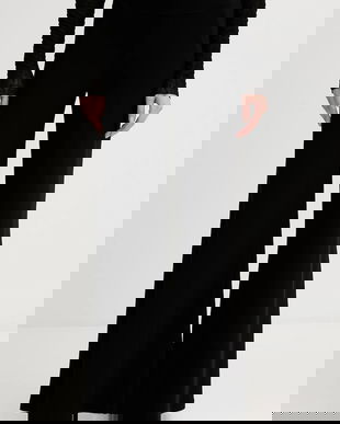 Joseph Ribkoff pantaloni culoarea negru, lat, high waist, 161096F25