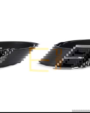 Kurt Geiger London curea de piele Shoreditch culoarea negru, 5410900309