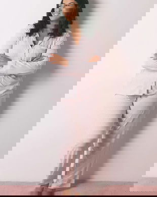 women'secret compleu pijama culoarea alb, 3132252