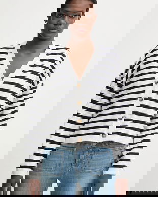 Marc O'Polo cardigan culoarea alb, light, 5000007648