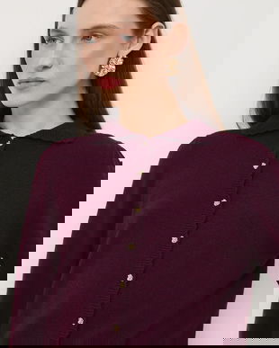 Medicine pulover culoarea bordo