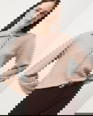 Medicine pulover culoarea bej