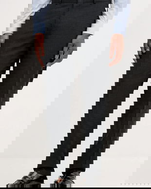 Michael Kors sacou cu lână culoarea negru, MK0SB01132