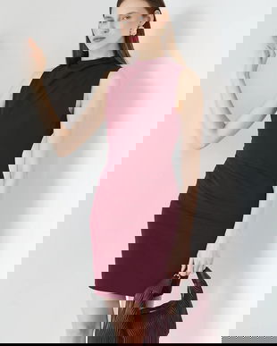 Medicine rochie culoarea bordo, mini, mulata