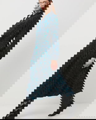 Medicine rochie culoarea negru, midi, evazati