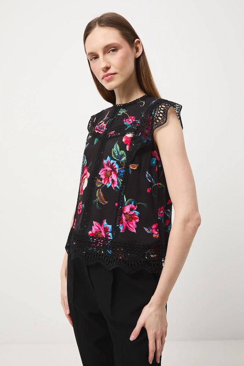 Medicine bluza culoarea negru, modelator