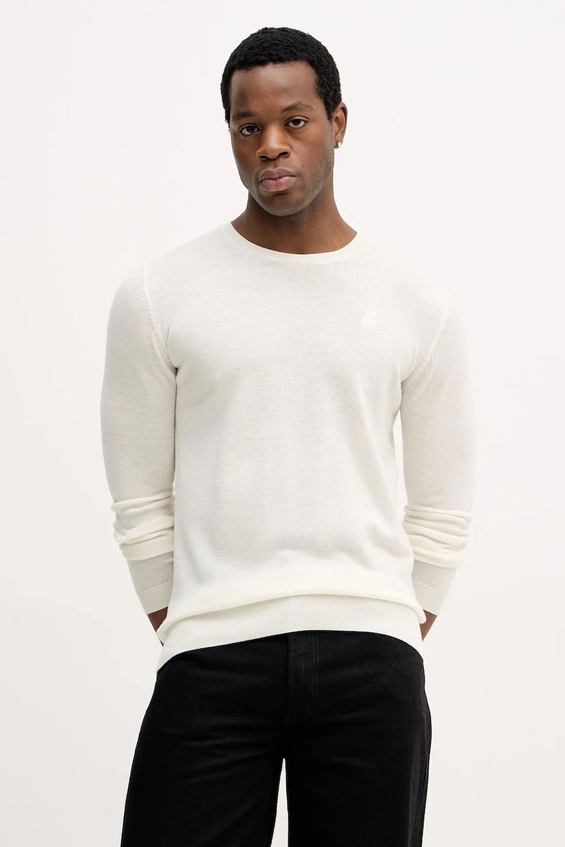 Karl Lagerfeld pulover de lână culoarea maro, light, 554399.655000