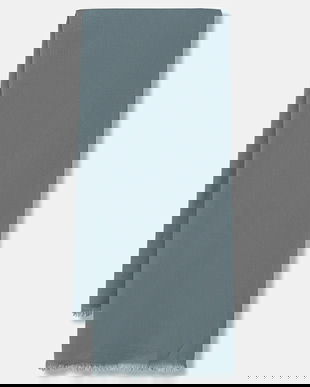 Sisley șal culoarea verde, uni, 6HIKWU024