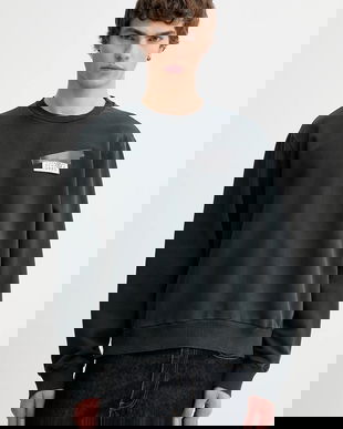 MM6 Maison Margiela hanorac de bumbac culoarea negru, uni, SH2GU0025.M25024.899