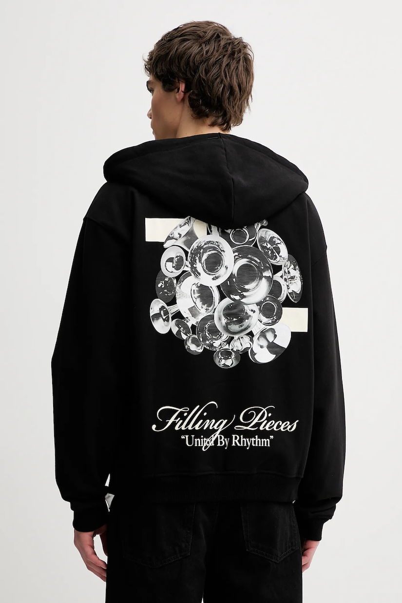 Filling Pieces hanorac de bumbac Zip Hoodie Bouquet