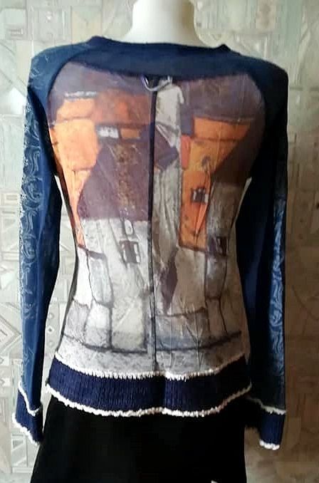 bluza boema multitexturi ,Lulu - L ,XL