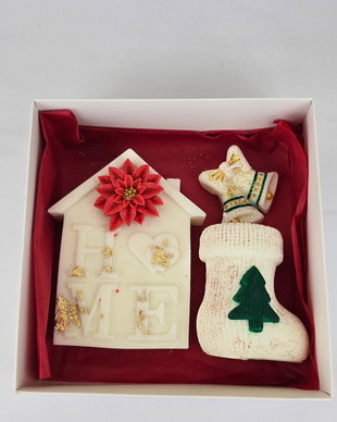 Pachet de Crăciun Handmade  Căsuță, Clopoței și Decorațiuni Festive