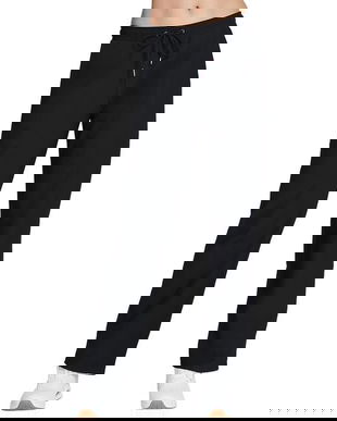 Pantaloni femei Skechers PT103-BLK, M, Negru