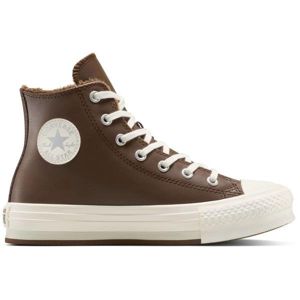 Pantofi sport unisex Converse Chuck Taylor All Star Lift Leather Platform A16430C, 40, Maro