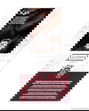 Vopsea fara amoniac Blond Inchis Cenusiu Aramiu 6.41 Lucens Umbria, 50 ml