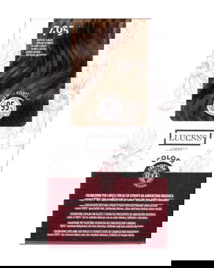 Vopsea de par fara amoniac Blond Cald 7.05 Lucens Umbria, 50 ml